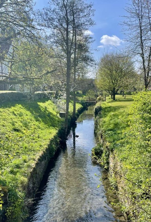 Mill stream at Basted